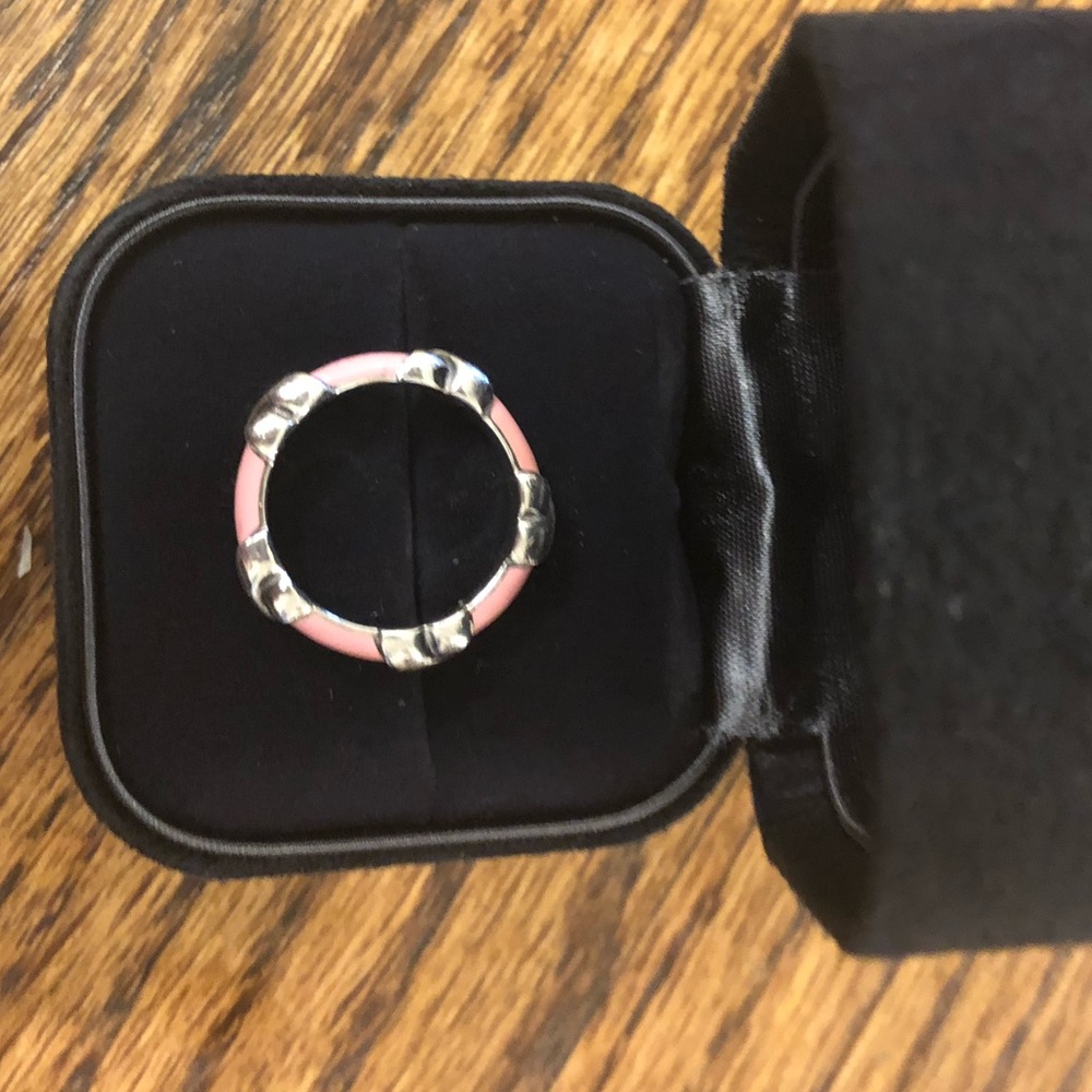 Tiffany & Co. Pink Silver Ring